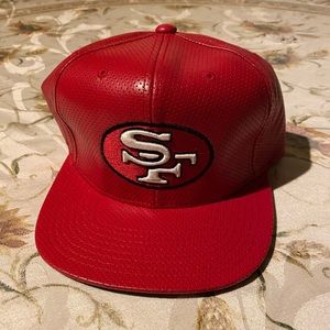 49er Premium Leather Mitchell and Ness SnapBack